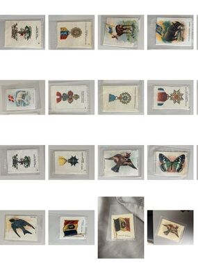Rare Cigarette Silks Impeccably Preserved